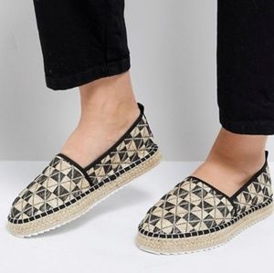 ASOS JUSTENE Wide Fit Espadrilles
